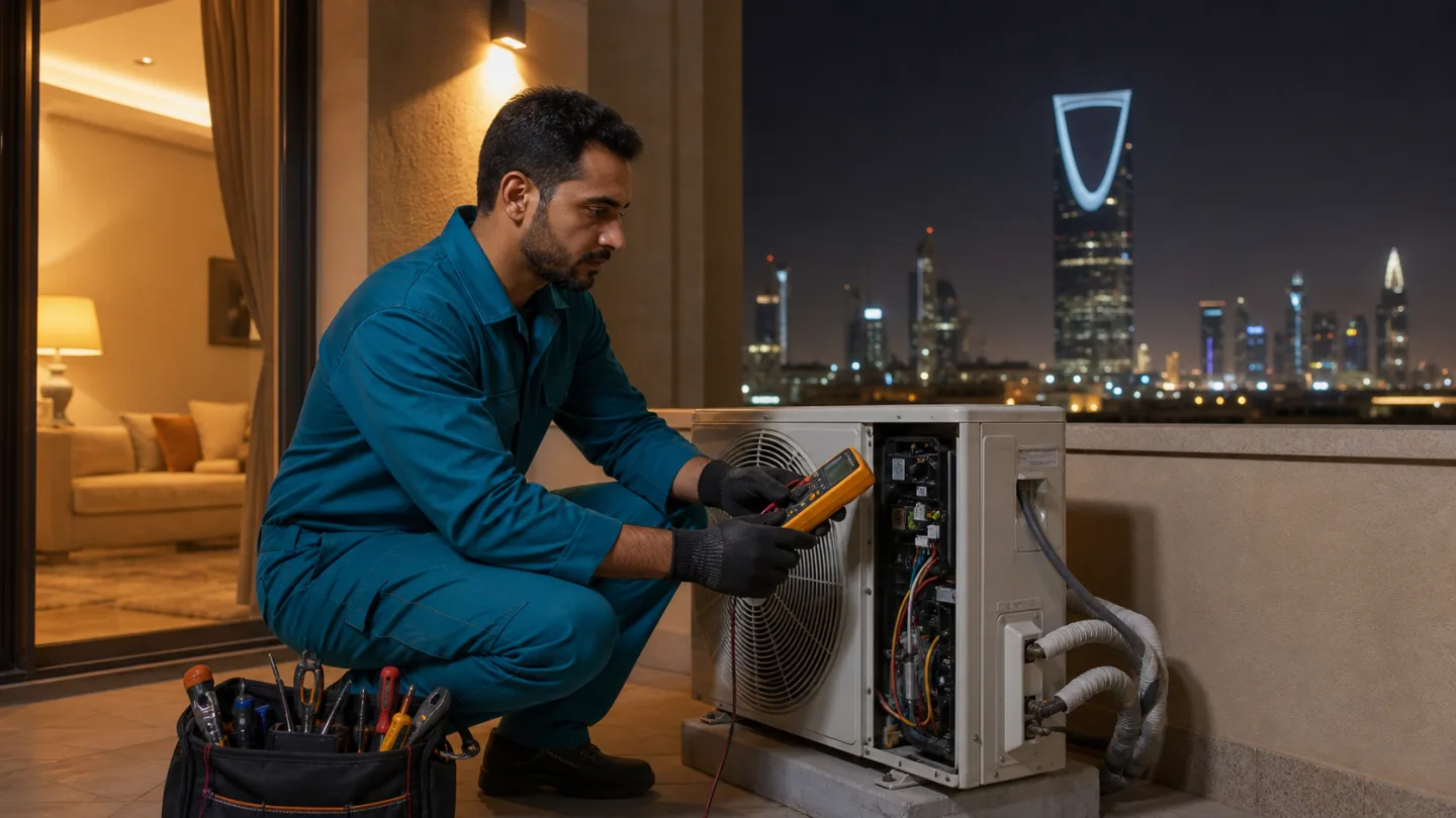 صيانة مكيفات طارئة في الرياض
