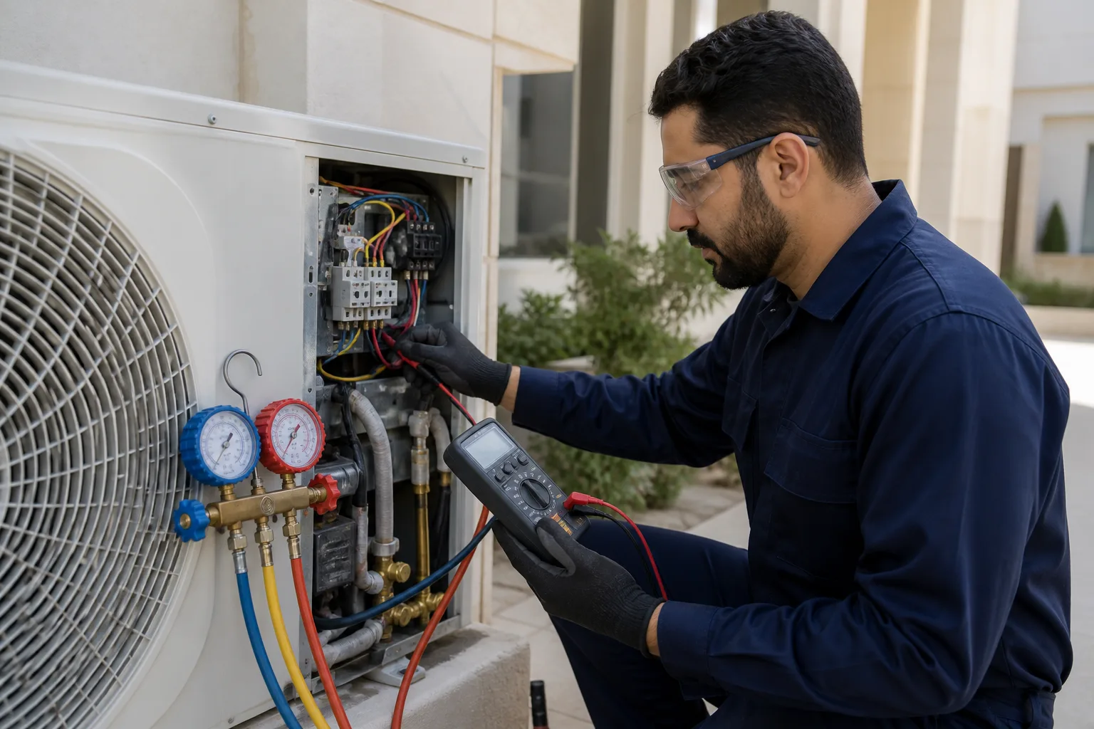 علامات تسرب فريون المكيف ولماذا لا يكفي الشحن