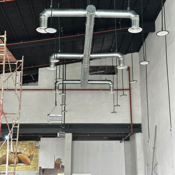 تركيب دكت التكييف الدائري الحلزوني