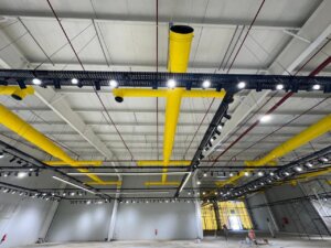 تركيب دكت التكييف الدائري بابها